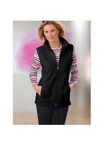 Fleeceweste Classic Basics, Damen, Gr. 38, schwarz, 100% Polyester, unifarben, Westen Fleeceweste