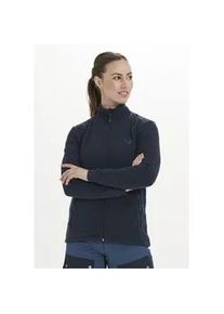 Fleecejacke WHISTLER "Cocoon", Damen, Gr. 40, blau (dunkelblau), 100% Polyester, unifarben, normal, hoch geschlossener Ausschnitt, Jacken Fleecejacke, mit praktischem Tunnelzug