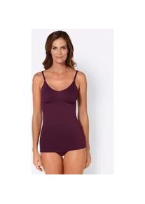 w&auml;schepur BH-Hemd W&Auml;SCHEPUR, Damen, Gr. 42, Cup B/C/D, lila (brombeere), 97% Baumwolle, 3% Elasthan, BHs BH-Hemd