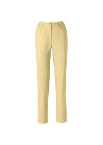 Bequeme Jeans Classic Basics, Damen, Gr. 215, Extrakurzgr&ouml;&szlig;en, gelb (vanillegelb), 97% Baumwolle, 3% Elasthan, unifarben, lang, Jeans