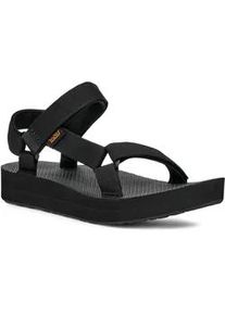 Sandale Teva "Midform Universal", Damen, Gr. 42, schwarz, Textil, Schuhe Sandale, mit Klettverschluss