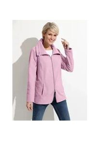 Fleecejacke Classic Basics, Damen, Gr. 54, rosa (ros&eacute;), 100% Polyester, unifarben, figurumspielend, Jacken Fleecejacke
