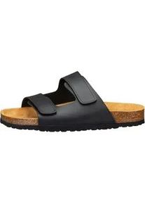 Pantolette Lico "Pantolette Bioline Velcro", Herren, Gr. 36, schwarz, Synthetik, Schuhe Pantolette