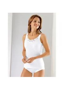 w&auml;schepur Achselhemd W&Auml;SCHEPUR, Damen, Gr. 50, 2 Stk., Normalgr&ouml;&szlig;en, wei&szlig;, 100% Baumwolle, Unterhemden