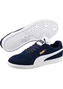 Sneaker Puma "ICRA TRAINER SD", Herren, Gr. 46, blau (peacoat, Puma wei&szlig;), Leder, Schuhe Sneaker