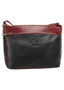 Umh&auml;ngetasche Samantha Look, Damen, Gr. B/H/T: 23cm x 17cm x 8cm onesize, rot, Leder, unifarben, Taschen Umh&auml;ngetasche, echt Leder, Made in Italy