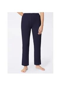 Homewearpants feel good, Damen, Gr. 22/23, Normalgr&ouml;&szlig;en, blau (marine), 60% Baumwolle, 35% Polyester, 5% Elasthan, unifarben, Hosen