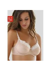 B&uuml;gel-BH Nuance, Damen, Gr. 105, Cup E, beige (puder), Microtouch, Obermaterial: 80% Polyamid, 10% Elasthan, 10% Viskose, BHs B&uuml;gel-BH, mit wundersch&ouml;ner Stickerei, Dessous