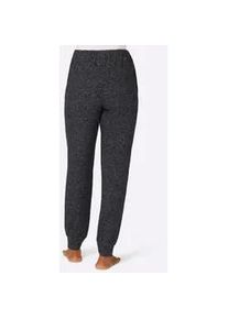 Relaxhose feel good, Damen, Gr. 40/42, Normalgr&ouml;&szlig;en, grau (anthrazit, meliert), 80% Viskose, 15% Polyester, 5% Elasthan, unifarben, Hosen Relaxhose