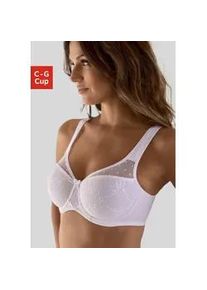 Minimizer-BH Nuance, Damen, Gr. 70, Cup D, wei&szlig;, Microtouch, Obermaterial: 79% Polyamid, 15% Polyester, 6% Elasthan, eng, BHs Minimizer-BH, mit B&uuml;gel, gemoldet mit feiner, floraler Spitze