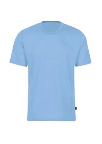T-Shirt TRIGEMA "TRIGEMA T-Shirt aus 100% Baumwolle", Damen, Gr. XXL, blau (horizont), 100% Baumwolle, Basic, Shirts T-Shirt