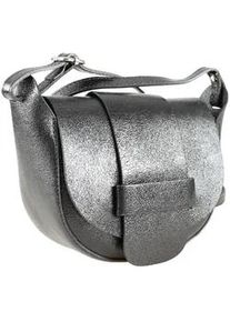 Abendtasche "Blink", Damen, Gr. B/H/T: 19cm x 15cm x 7cm onesize, schwarz, Leder, Collezione Alessandro, Taschen Abendtasche, aus Leder in Metalic-Finish