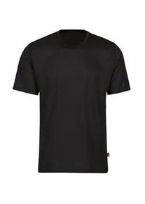 T-Shirt TRIGEMA "TRIGEMA T-Shirt aus 100% Baumwolle", Damen, Gr. L, schwarz, 100% Baumwolle, Basic, Shirts T-Shirt