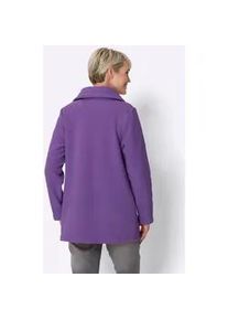 Fleecejacke Classic Basics, Damen, Gr. 42, lila, 100% Polyester, unifarben, Jacken Fleecejacke