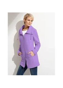 Fleecejacke Classic Basics, Damen, Gr. 56, lila (flieder), 100% Polyester, unifarben, Jacken Fleecejacke