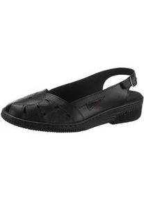 Sandalette Kiarflex, Damen, Gr. 41, schwarz, Glattleder, Schuhe Slingpumps