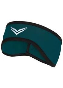 Stirnband TRIGEMA "TRIGEMA Softshell-Stirnband", Herren, Gr. 3, blau (saphir), Kunstfaser, M&uuml;tzen Stirnband