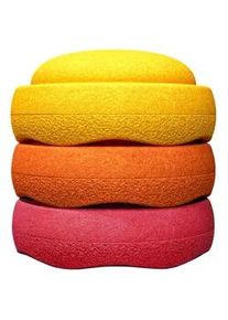 Balancetrainer Stapelstein "Original warm classic", bunt, Balancetrainer, Kinder, B/H/L: 12cm &Oslash; 27,5cm, Polypropylen, 180 g leicht und bis zu 180 kg belastbar, H:12cm &Oslash;:27,5cm