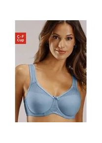 Minimizer-BH Nuance, Damen, Gr. 100, Cup C, blau, Microtouch, Obermaterial: 71% Polyamid, 29% Elasthan, BHs Minimizer-BH, mit B&uuml;gel und wattierten Tr&auml;gern, Topseller