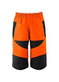 Fahrradhose Gonso "PORDOI", M&auml;dchen, Gr. 152, Normalgr&ouml;&szlig;en, orange (neonorange), 96% Polyamid, 4% Elastan, Hosen Fahrradhose, Kinder Bike-Shorts, robuste MTB-Radhose mit Taschen und Gummibund