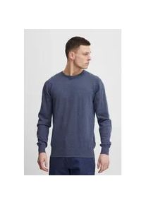 Strickpullover Blend "BHNolen", Herren, Gr. XL, ensign blau, Feinstrick, 100% Baumwolle, unifarben, regular fit normal, Rundhals, eng, Pullover Strickpullover, Stilvoller Feinstrick-Pullover mit Rundhalsausschnitt