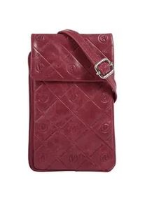 Umh&auml;ngetasche Bruno Banani, Damen, Gr. B/H/T: 13cm x 20cm x 3cm onesize, pink, Leder, leicht gl&auml;nzend, unifarben, Taschen Umh&auml;ngetasche, echt Leder