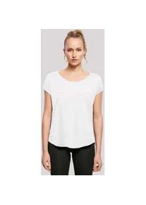 T-Shirt F4NT4STIC "DC Comics Wonder Woman Lines Logo", Damen, Gr. S, wei&szlig;, Obermaterial: 100% Baumwolle, regular fit, Rundhals, ohne B&uuml;ndchen, Shirts T-Shirt, Print