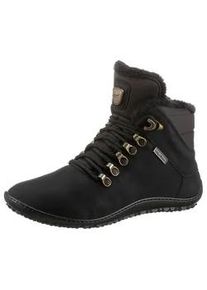Barfu&szlig;schuh Leguano "HUSKY", Damen, Gr. 41, schwarz, Nubuklederimitat, Schuhe Barfu&szlig;schuh Schn&uuml;rboots Winterboots, Bequemschuh, Komfortschuh, Flats, Schn&uuml;rboots, einzigartig flexibel, Topseller