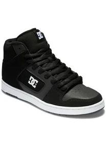 Sneaker DC Shoes "Manteca 4 Hi", Herren, Gr. 8(40,5), schwarz-wei&szlig; (schwarz, wei&szlig;), Obermaterial:51.34% Leder, 48.66% Synthetikmaterial;, Schuhe Sneaker