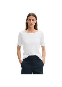 Marc O'Polo T-Shirt MARC O'POLO "mit U-Boot-Ausschnitt", Damen, Gr. XXL, wei&szlig;, Obermaterial: 100% Baumwolle, unifarben, Basic, regular fit, U-Boot-Ausschnitt, Shirts T-Shirt