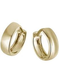 Paar Creolen Firetti "Schmuck Geschenk Silber 925 Ohrschmuck gl&auml;nzend", gold (gelbgoldfarben), Ohrringe, Damen, 12,7mm, Silber 925 (Sterlingsilber)