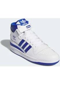 Sneaker Adidas ORIGINALS "FORUM MID", Herren, Gr. 45, blau (cloud wei&szlig;, royal blau, cloud wei&szlig;), Baumwolle, Synthetik, Schuhe Sneaker