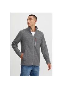 Longpullover Blend "BHPinti", Damen, Gr. XXL, pewter mix, Sweatware, 100% Polyester, meliert, regular fit normal, Rundhals, eingesetzt, Pullover Longpullover, Klassisches Sweatshirt mit Rundhalsausschnitt