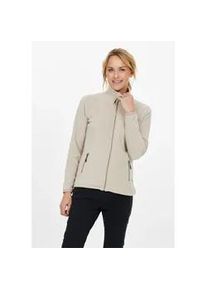 Fleecejacke WHISTLER "Cocoon", Damen, Gr. 40, beige (taupe), 100% Polyester, unifarben, normal, hoch geschlossener Ausschnitt, Jacken Fleecejacke, mit praktischem Tunnelzug