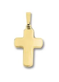 Kette mit Anh&auml;nger ONE ELEMENT "Schmuckset - Set mit Halskette Kreuz Anh&auml;nger aus 333 Gelbgold", gold, Halsketten, Damen, Gelbgold 333 Gold, Gelbgold 333, Gold, Bedeutungsvoll & zeitlos &ndash; ein Begleiter mit Pers&ouml;nlichkeit