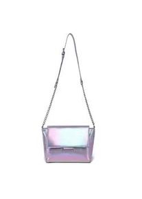 Schultertasche "Universum", Damen, Gr. B/H/T: 23cm x 18cm x 8cm onesize, blau, Polyurethan (PU), Collezione Alessandro, Taschen Schultertasche, fluoreszierende Farben