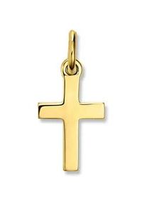 Kette mit Anh&auml;nger ONE ELEMENT "Schmuckset - Set mit Halskette Kreuz Anh&auml;nger aus 333 Gelbgold", gold, Halsketten, Damen, Gelbgold 333 Gold, Gelbgold 333, Gold, Dezente Symbolik &ndash; stilvoller Begleiter f&uuml;r jeden Anlass