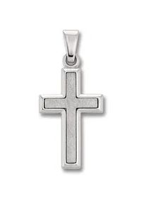 Kette mit Anh&auml;nger ONE ELEMENT "Schmuckset - Set mit Halskette Kreuz Anh&auml;nger aus 925 Silber", silber, Halsketten, Damen, Silber 925 (Sterlingsilber), Ausdruck von Individualit&auml;t &ndash; dezent, bedeutungsvoll, nah am Herzen