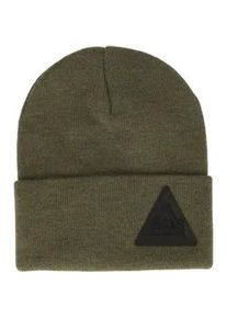 Beanie SOS "Caucasus", Herren, gr&uuml;n (dunkelgr&uuml;n), 50% Polyester, 50% Polyacryl, unifarben, M&uuml;tzen Beanie, mit stylischem Umschlag