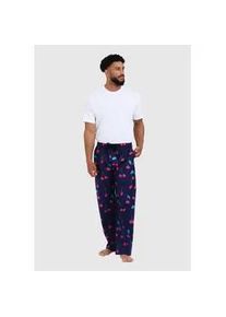Lousy Livin Underwear Stoffhose LOUSY LIVIN "Pants Cherries", Herren, Gr. M, EURO-Gr&ouml;&szlig;en, blau, 100% Baumwolle, mehrfarbig, lang, Hosen Stoffhose, mit Kirsch Print