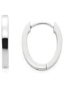 Paar Creolen Leonardo "Ronia Beauty's", silber (edelstahlfarben), Ohrringe, Damen, Edelstahl