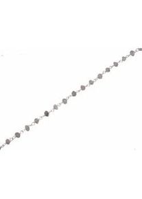 Kette ohne Anh&auml;nger Firetti "Schmuck Geschenk Silber 925 Halsschmuck Halskette Edelstein", blau (silberfarben, grau, blau), Halsketten, Damen, Silber 925 (Sterlingsilber), L: 45, Made in Germany - mit Rubin, Labradorit oder Pyrit