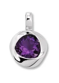Kette mit Anh&auml;nger ONE ELEMENT "Schmuckset - Set mit Halskette Amethyst Anh&auml;nger aus 925 Silber", silber, Halsketten, Damen, Silber 925 (Sterlingsilber), Kleines Statement &ndash; pers&ouml;nlich, stilvoll, alltagstauglich