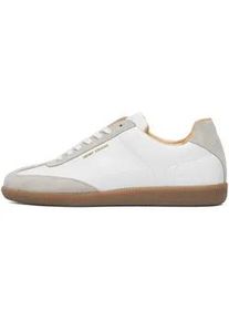 Sneaker Henry Stevens "Sophia TIS Damensneaker", Damen, Gr. 40, wei&szlig;, Leder und Velours, Schuhe Sneaker, Halbschuh Leder handgefertigt, sportlicher Freizeitschuh Damen