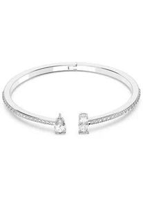 Armband Swarovski "Mesmera Attract" Gr. M, silber (metallfarben, kristallwei&szlig;, kristallwei&szlig;), Armb&auml;nder, Damen, M, Metall, glitzernd, gl&auml;nzend, Armband, mit Swarovski Kristall