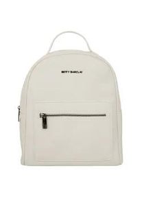 Cityrucksack Betty Barclay, Damen, Gr. B/H/T: 24cm x 28cm x 12cm, onesize, wei&szlig;, Kunstfaser, Rucks&auml;cke Cityrucksack