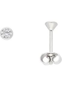 Adelia&acute;s Paar Ohrh&auml;nger ADELIA ́S "1 Paar 925 Silber Ohrringe / Ohrstecker mit Zirkonia &Oslash; 3,5 mm", silber, Ohrringe, Damen, Damen, Silber 925 (Sterlingsilber), 925 Sterling Silber mit Zirkonia Silberschmuck f&uuml;r Damen