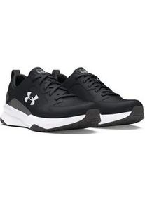Trainingsschuh Under Armour "UA Charged Edge", Herren, Gr. 42, schwarz, Leder, Textil, Schuhe