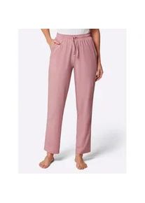 w&auml;schepur Schlafhose W&Auml;SCHEPUR, Damen, Gr. 40/42, Normalgr&ouml;&szlig;en, lila (hortensie), 100% Baumwolle, unifarben, Hosen Schlafhose