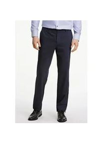 Anzughose LINDBERGH "Anzughose Modern Fit", Herren, Gr. 48, blau (navy), Obermaterial: 54% Polyester, 44% Wolle, 2% Elasthan; Futter: 95% Polyester, 5% Elasthan, normal, Hosen Anzughose